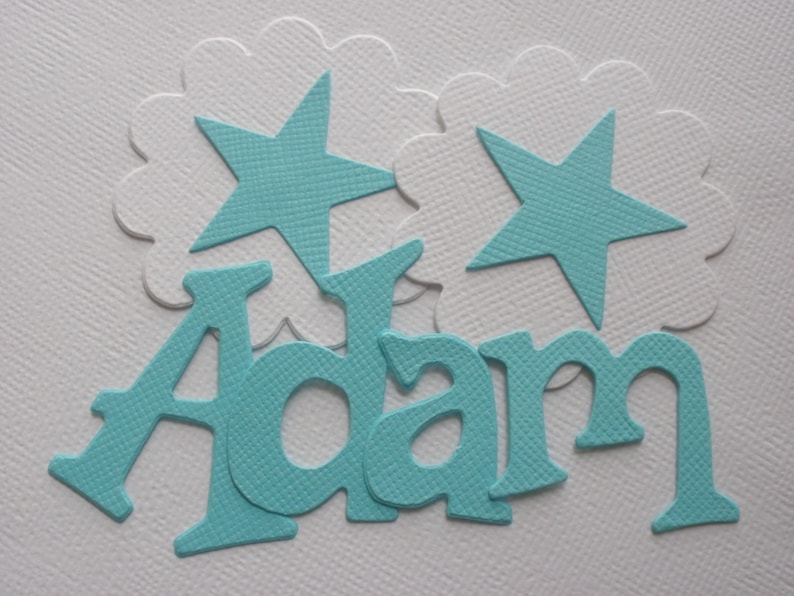 1.5 Card Stock Letters & Number Die Cuts Alphabet Etsy