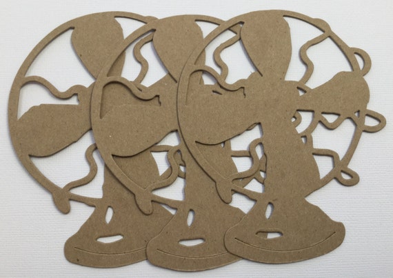 Vintage Fan - Chipboard Die Cuts - Bare Steam Punk Embellishments