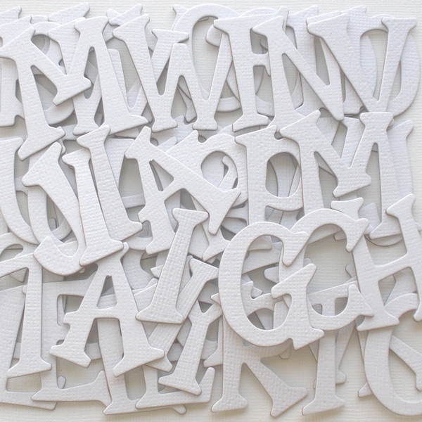 Chipboard Letters - Etsy