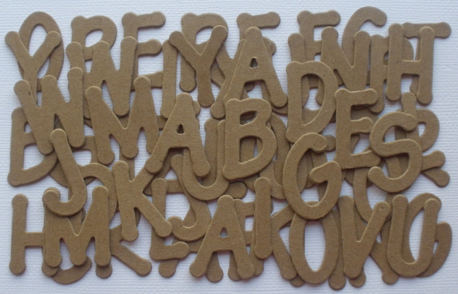 LOLLIPOP LETTERS Chipboard Die Cuts Scrapbook Alphabet - Etsy