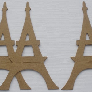 EiFFEL TOWER - CHiPBOARD Die Cuts - Bare Vintage Craft Shapes