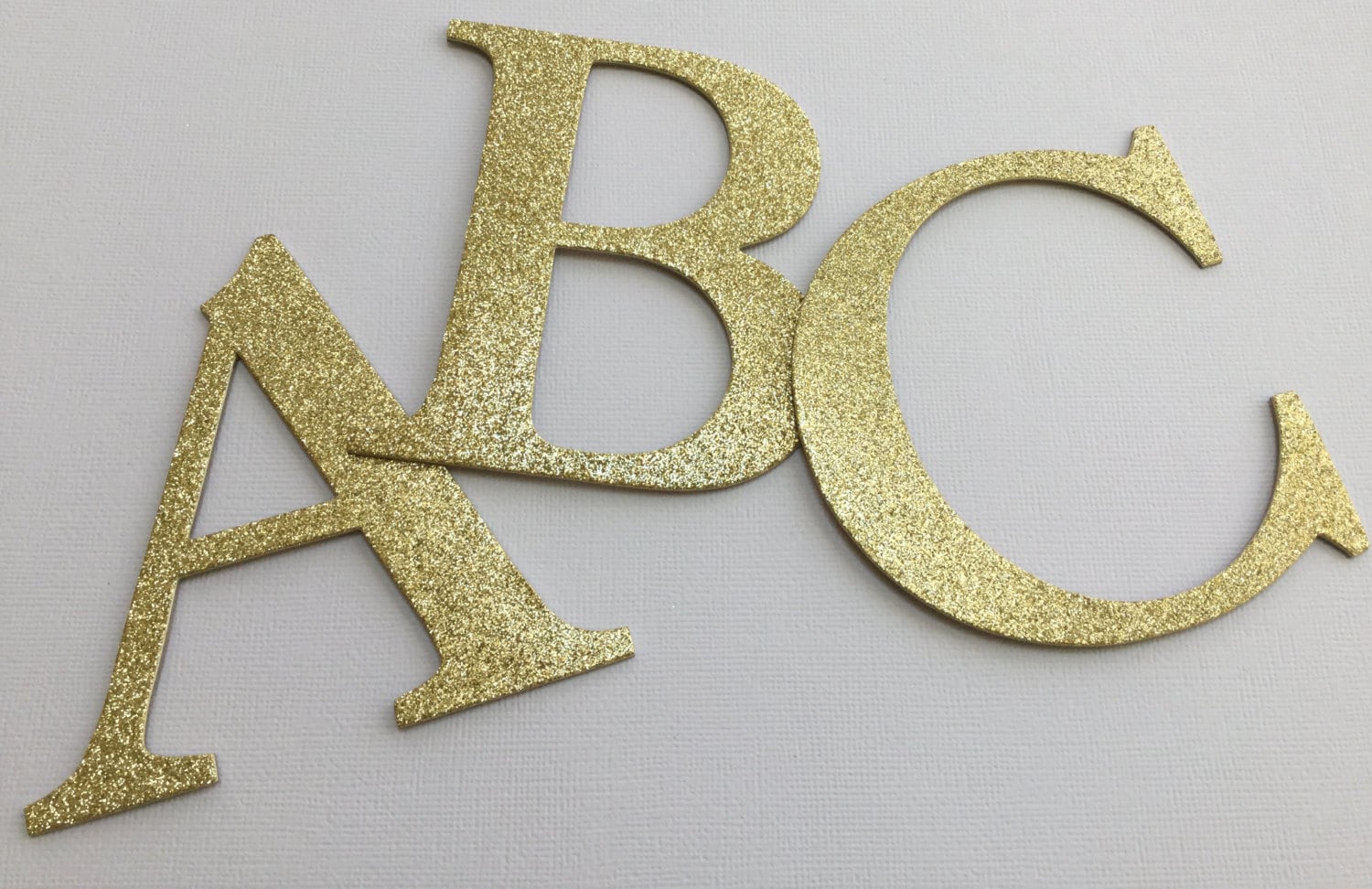 6 Sheets gold letter stickers Greeting Cards Supplies Alphabet