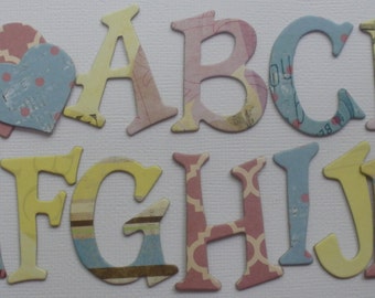 C'est LA VIE - Designs - Chipboard Alphabet Letters & Die Cuts ....... 1.5" Tall