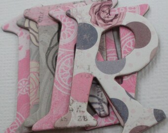 ISABELLA - Designs - Chipboard Alphabet Letters & Die Cuts ....... 1.5" Tall