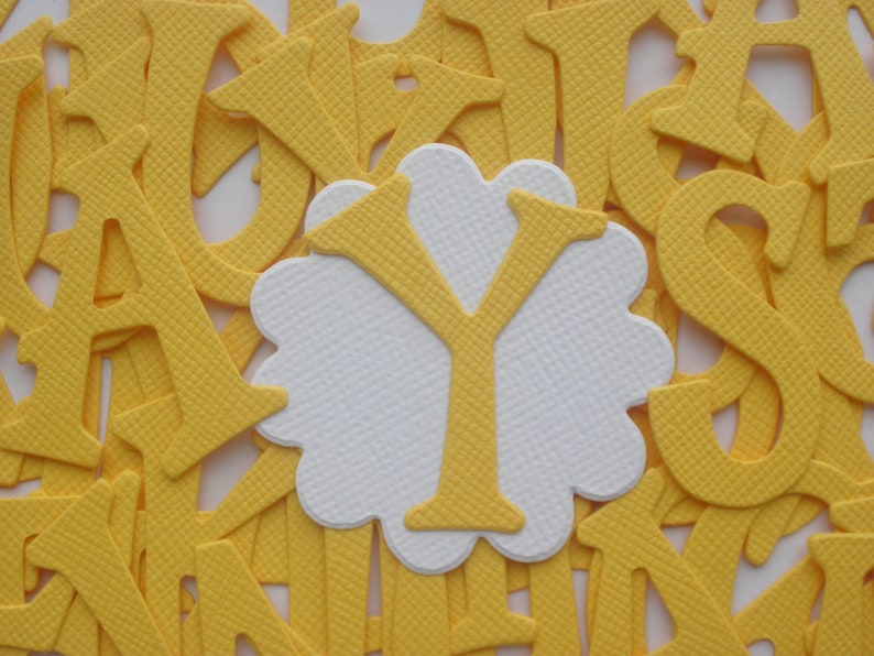 1.5 Card Stock Letters & Number Die Cuts Alphabet Etsy