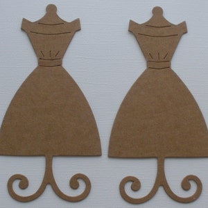 DRESS ME UP - Dress Form Kit - Bare Alterable's - Raw Chipboard Die Cut afbeelding 2