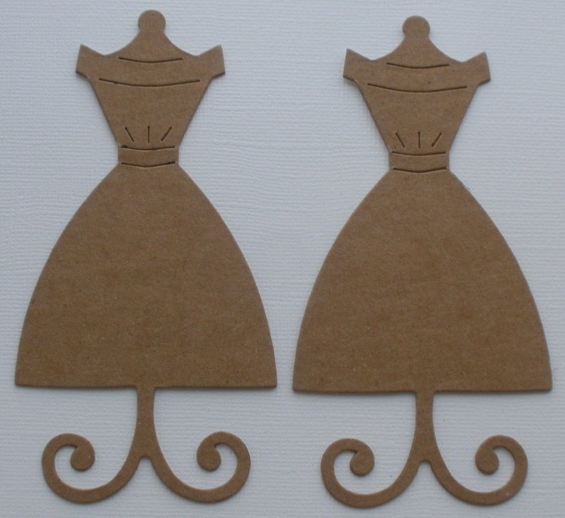 DRESS ME UP - Dress Form Kit - Bare Alterable's - Raw Chipboard Die Cut afbeelding 2