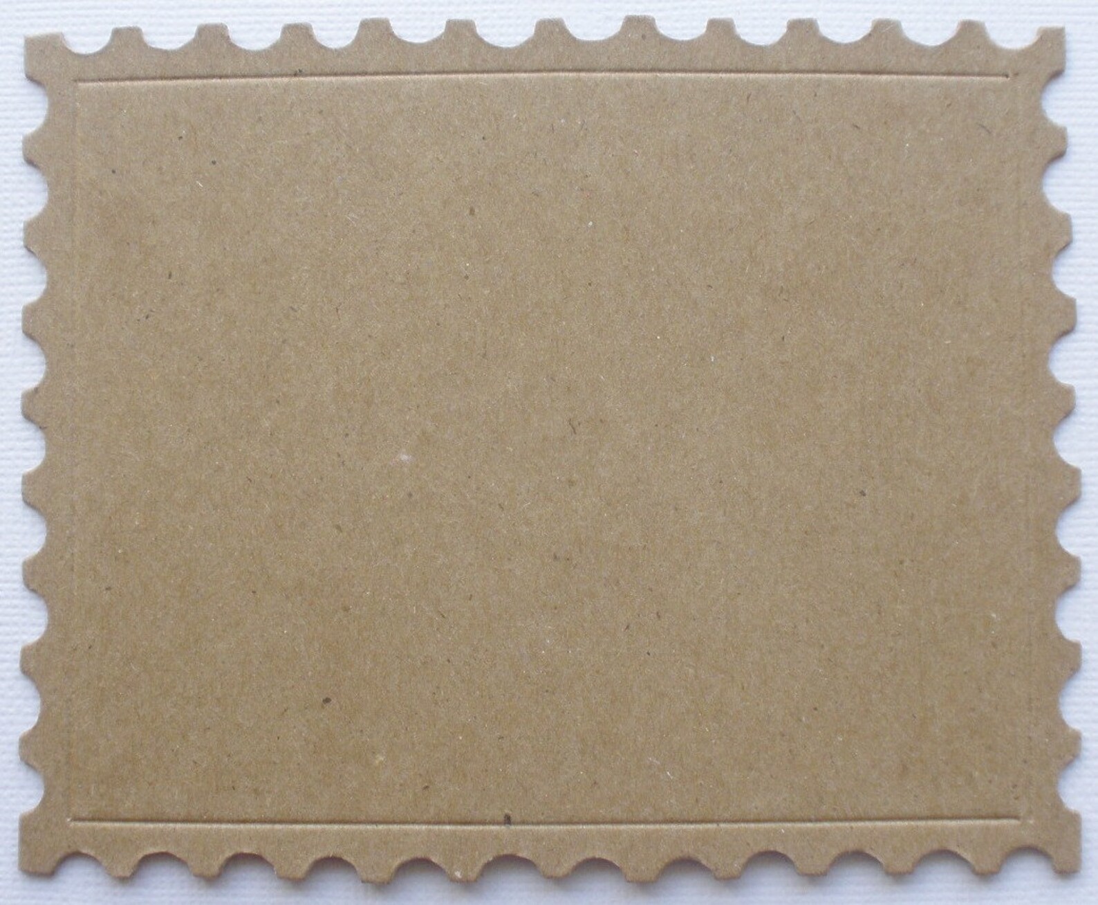 Postage Stamp Mat Frames / Notes Chipboard Die Cuts Bare Etsy