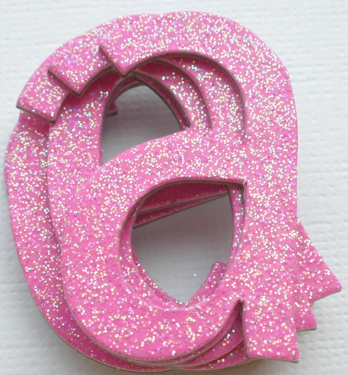 Glitter Chipboard Letters Lowercase Simple Font 2 Etsy