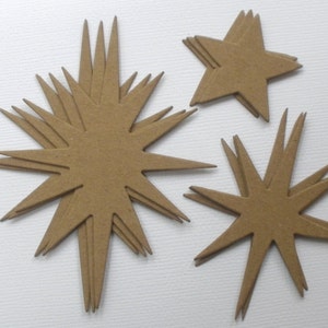 STARS & STARBURST -  CHiPBOARD Bare Die Cuts