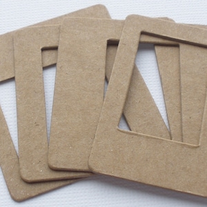 SLiDE MOUNTS -  Raw CHiPBOARD Bare Die Cuts