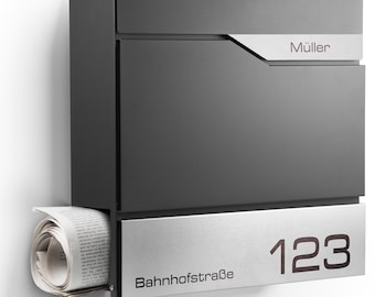 NewHabitatメールボックス（取り付け材料を含む）、マンハッタン壁掛けメールボックス、カスタマイズ可能