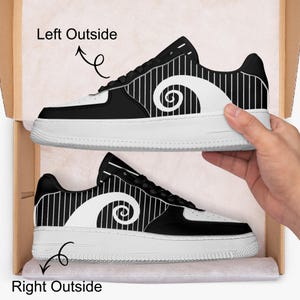 Zapatos de Pesadilla antes de Navidad, zapatillas unisex de Pesadilla antes de Navidad, zapatos de Jack Skellington, zapatillas de Jack Skellington imagen 7