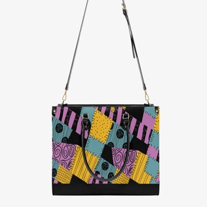 Bolso de Pesadilla antes de Navidad, bolso de Pesadilla antes de Navidad, regalo de Pesadilla antes de Navidad, parches de Sally, Sally y Jack imagen 4