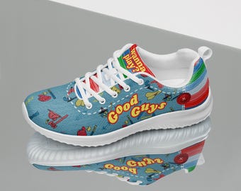 Zapatos de Childs Play, zapatos Chucky, zapatos Chucky para mujer, zapatos de Childs Play para mujer, accesorios Chucky, regalo de Childs Play, regalo de Chucky