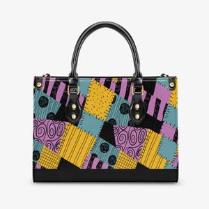 Bolso de Pesadilla antes de Navidad, bolso de Pesadilla antes de Navidad, regalo de Pesadilla antes de Navidad, parches de Sally, Sally y Jack imagen 1