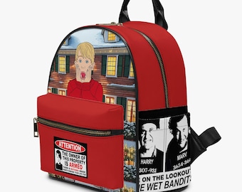 Home Alone Backpack, Christmas Back Pack, Home Alone Book Bag, Home Alone Bag, Home Alone Gift