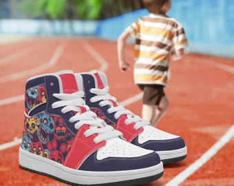 Freddy Kids High-top Shoes, FNAF Kids Shoes, Five Nights at