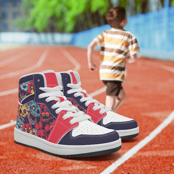 Freddy Kids High-top Shoes, FNAF Kids Shoes, Five Nights at