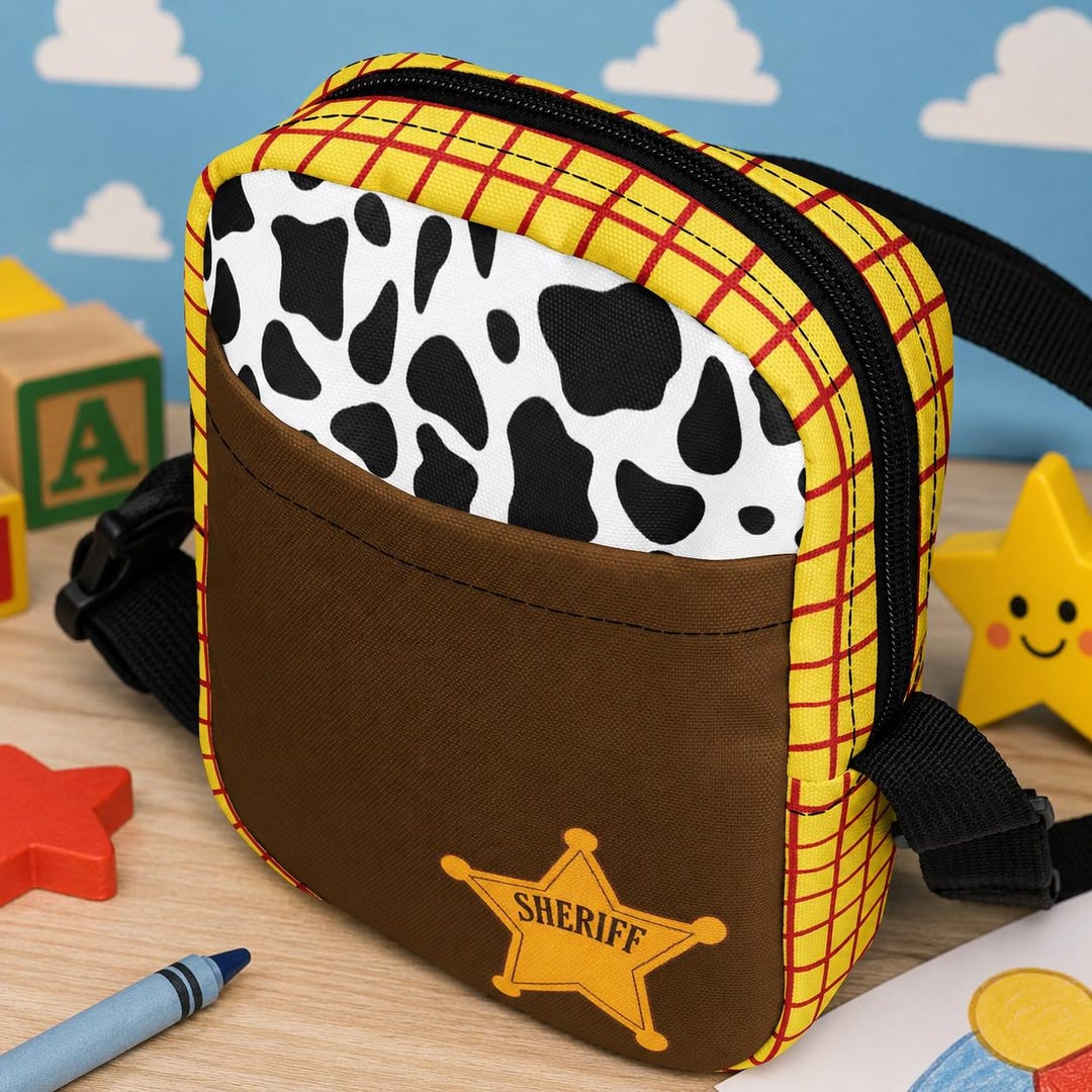 Toy Story Crossbody Bag, Woody Toy Story Bag, Woody Purse, Toy