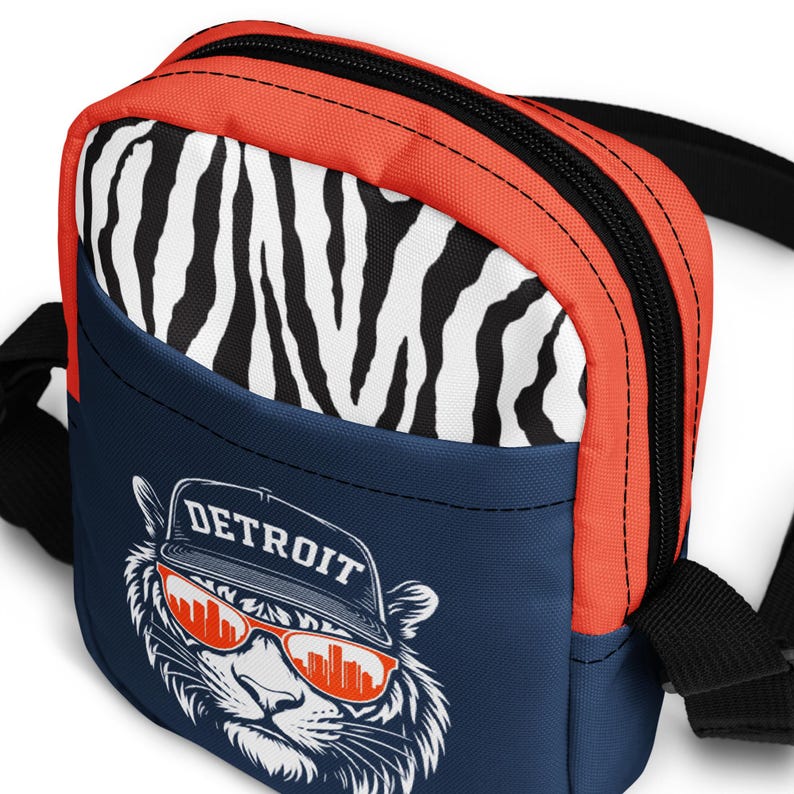 Detroit Tigers Crossbody Bag, Tigers Bag, Tigers Purse, Detroit Tigers Crossbody Purse