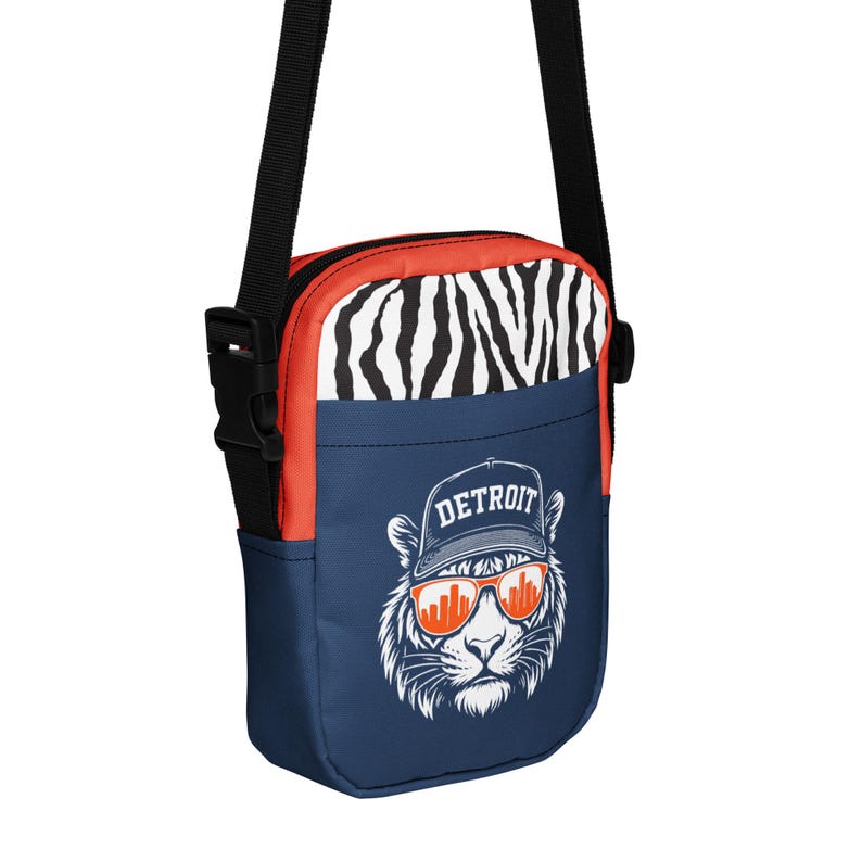 Detroit Tigers Crossbody Bag, Tigers Bag, Tigers Purse, Detroit Tigers Crossbody Purse