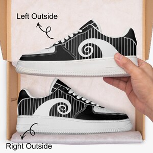 Zapatos de Pesadilla antes de Navidad, zapatillas unisex de Pesadilla antes de Navidad, zapatos de Jack Skellington, zapatillas de Jack Skellington imagen 9