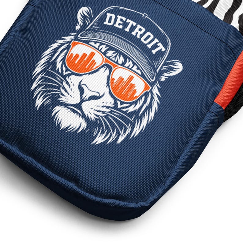 Detroit Tigers Crossbody Bag, Tigers Bag, Tigers Purse, Detroit Tigers Crossbody Purse