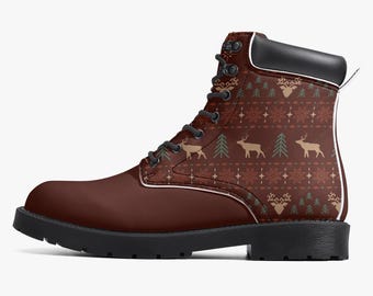 Colorado Leather Hiking Boots Men display picture 2