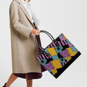 Bolso de Pesadilla antes de Navidad, bolso de Pesadilla antes de Navidad, regalo de Pesadilla antes de Navidad, parches de Sally, Sally y Jack imagen 5