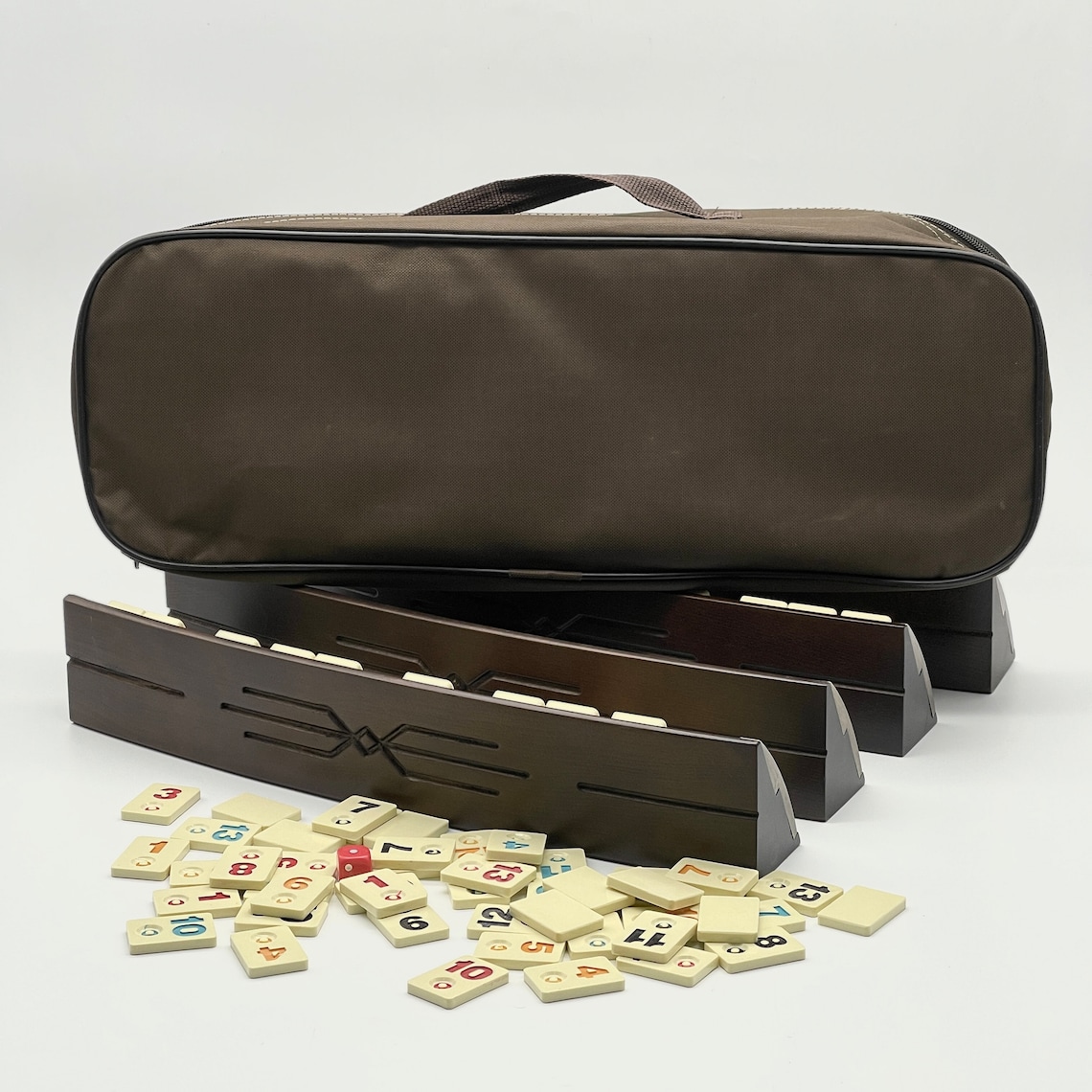 Personalized Wooden Oval Rummikub Set, Rummy Cube Game Oval Shaped ...