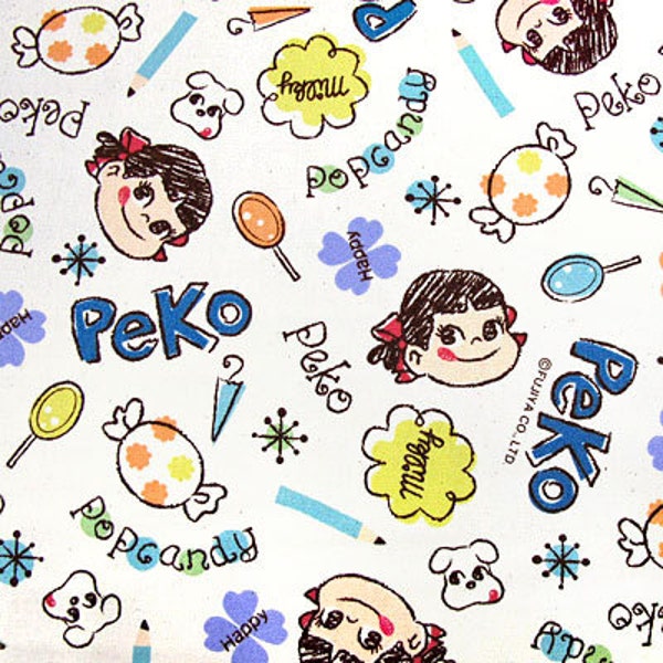 Peko Chan print Japanese Fabric