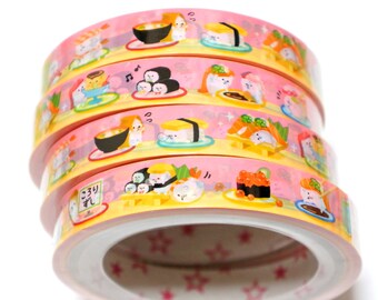 1 piece Japanese Decoration Tape Kawaii sushi