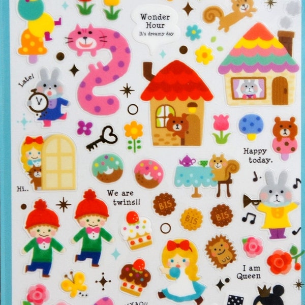 Alice im Wunderland Aufkleber ST2