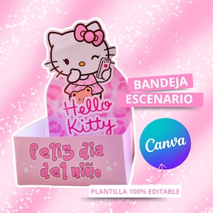 Modelo CANVA bandeja estágio caixa l imprimível editável no Canva