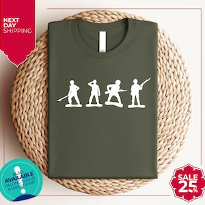 Men&#39;s Toy Story T-Shirt | Toy Army Soldiers Shirt | Toy Story Shirts | Funny Toy Story T-Shirt | Army Toy Story Shirt | Hollywood T-Shirt
