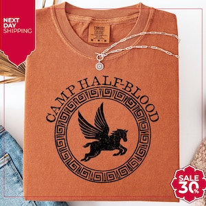 Comfort Colors® Camp Half Blood Shirt | Camping Shirt | Percy Jackson Shirt | Percy Jackson shirt | Camp Half Blood Chronicles Branch Shirt
