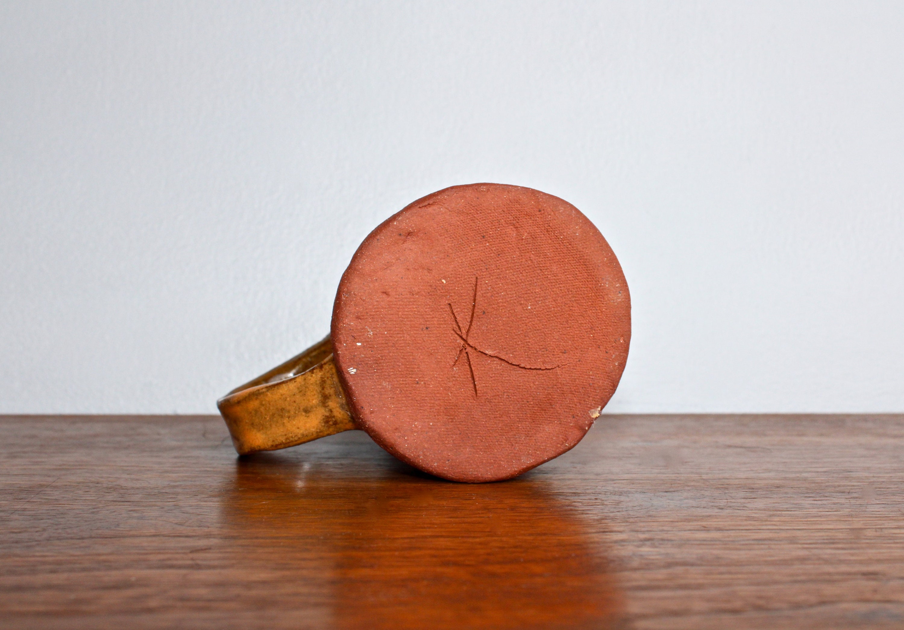 K Pottery 275ml capacity Mug Slab-Crafted Textured | Etsy