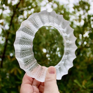 Jamaique by Lalique Ashtray Bowl - Vintage Crystal Jamaica Low Bowl - Ashtray or Catchall, 20th Century European Art-Glass