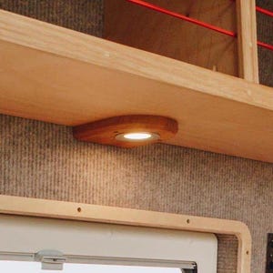 Campervan RV Vanlife Cupboard LED light - iroko