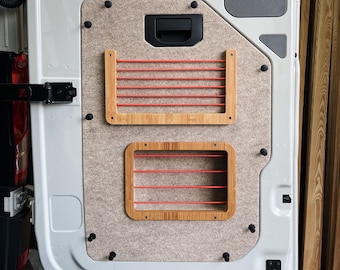 Custom VW Crafter door card storage set - for campervan, Vanlife, RV, motorhome or boat