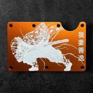 Cartera Demon Slayer grabada con láser - Zenitsu Agatsuma