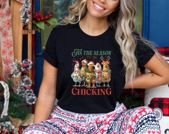 T-shirt de Noël, t-shirt de vacances, t-shirt de fête, cadeau de Noël, vêtements d'hiver