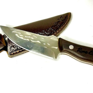 Full Tang 3.5” hammered steel blade