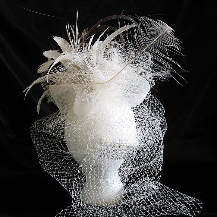 Ivory Straw Bridal Hat/custom Made to Order - Etsy