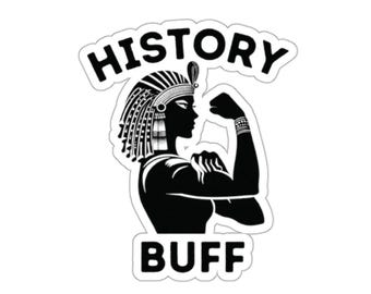 Cleopatra Sticker: History Buff Vinyl Decal