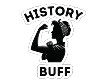Rosie the Riveter Sticker: WWII History Buff Gift
