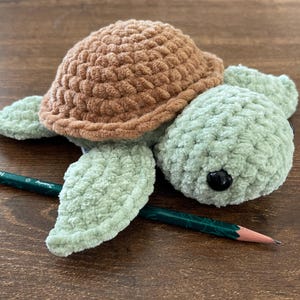 Crochet Sea Turtle Plushie