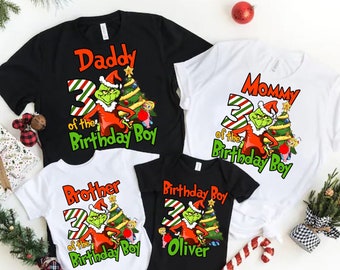 Grinch Birthday Shirt | Etsy