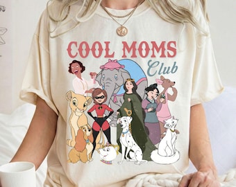 Comfort Colors® Retro Disney Cool Mom Clubs Shirt, Funny Mom Outfit, Disney Moms Shirt, Best Mom Ever Tee, Mothers Day Gifts